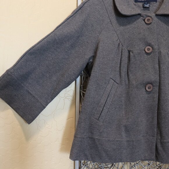 French Connection Button Up Knit Swing Coat - Picture 3 of 4
